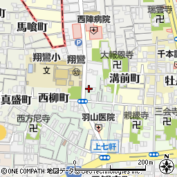京都府京都市上京区東柳町557-4周辺の地図