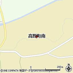 広島県庄原市高野町南周辺の地図