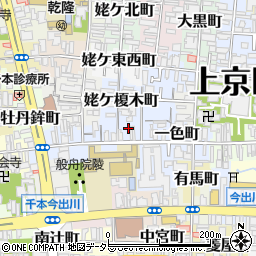 京都府京都市上京区西五辻東町41周辺の地図
