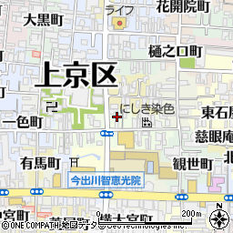 京都府京都市上京区五辻町62周辺の地図
