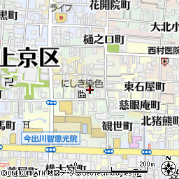 京都府京都市上京区五辻町40周辺の地図