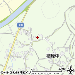 岡山県美作市楢原中428周辺の地図