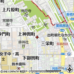 セブンイレブン京都葵橋寺町店周辺の地図
