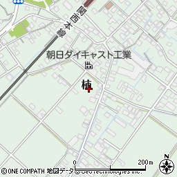 三重県三重郡朝日町柿周辺の地図