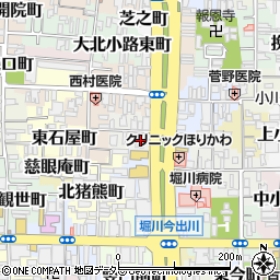 滋賀石油株式会社　西陣給油所周辺の地図