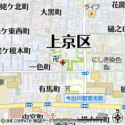 京都府京都市上京区五辻町85周辺の地図