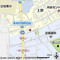 愛知県刈谷市東境町上野81周辺の地図