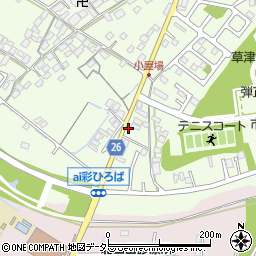 滋賀県草津市下笠町700-1周辺の地図