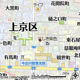 京都府京都市上京区五辻町60周辺の地図