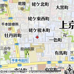 京都府京都市上京区姥ケ榎木町852周辺の地図