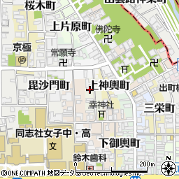 京都府京都市上京区松之木町周辺の地図