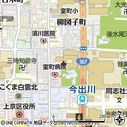 京都府京都市上京区御所八幡町103周辺の地図