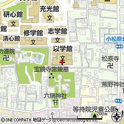 以学館周辺の地図