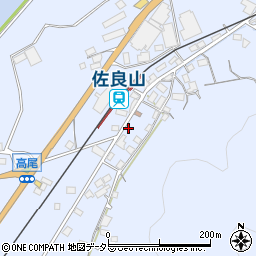岡山県津山市高尾436周辺の地図