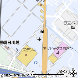桑名三重信用金庫朝明支店周辺の地図