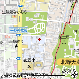 京都府京都市北区平野宮本町35周辺の地図