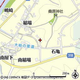 愛知県岡崎市桑原町稲場3周辺の地図