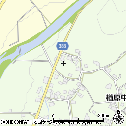 岡山県美作市楢原中939周辺の地図