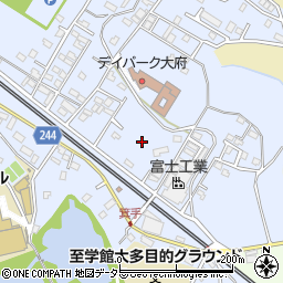 愛知県大府市横根町箕手周辺の地図