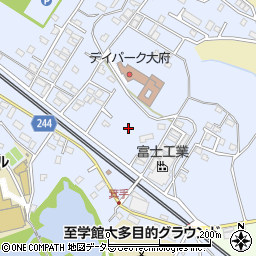 愛知県大府市横根町（箕手）周辺の地図