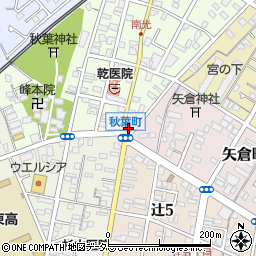 みのや栗田菓子店周辺の地図