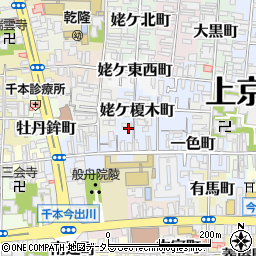 京都府京都市上京区姥ケ榎木町851周辺の地図