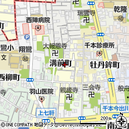 京都府京都市上京区溝前町966周辺の地図