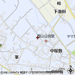 愛知県大府市長草町螢ケ脇周辺の地図
