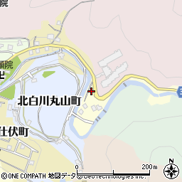 京都府京都市左京区北白川琵琶町周辺の地図