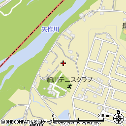 愛知県岡崎市細川町権水周辺の地図