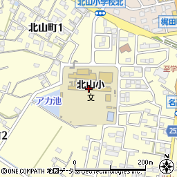 大府市立北山小学校周辺の地図