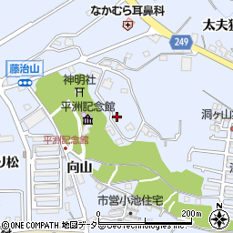 愛知県東海市荒尾町蜂ケ尻周辺の地図