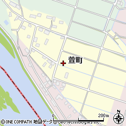 三重県桑名市萱町周辺の地図