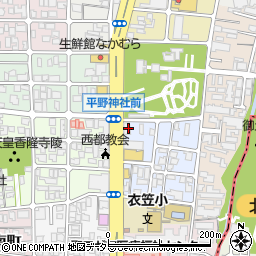 京都府京都市北区平野宮本町2周辺の地図