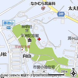 愛知県東海市荒尾町（蜂ケ尻）周辺の地図