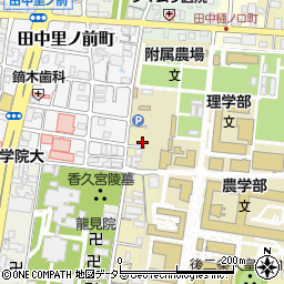 京都府京都市左京区北白川追分町145-10周辺の地図