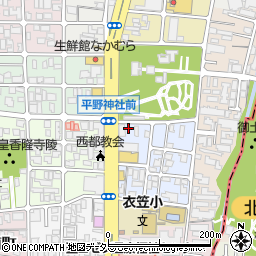 コンセプト平野神社南パーキング周辺の地図