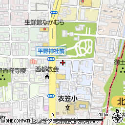 京都府京都市北区平野宮本町4-1周辺の地図