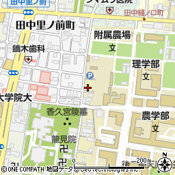 京都府京都市左京区北白川追分町145-3周辺の地図