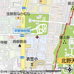 京都府京都市北区平野宮本町24周辺の地図