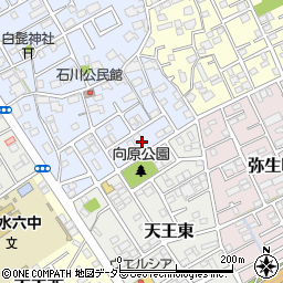 静岡県静岡市清水区石川本町2周辺の地図