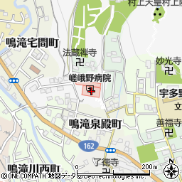 仁風会嵯峨野病院周辺の地図