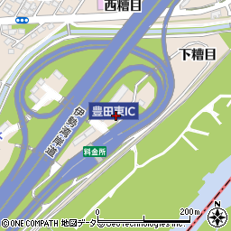 愛知県豊田市渡刈町（下糟目）周辺の地図