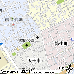 静岡県静岡市清水区天王東14-10周辺の地図
