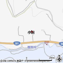 愛知県豊田市大沼町小洞周辺の地図