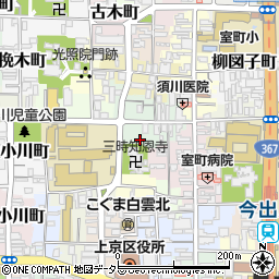 京都府京都市上京区上立売町11-6周辺の地図