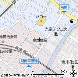 オートック滋賀栗東店周辺の地図