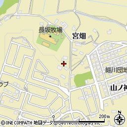 愛知県岡崎市細川町宮畑87周辺の地図