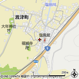 島根県江津市渡津町1336周辺の地図