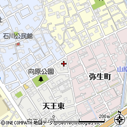 静岡県静岡市清水区天王東14-12周辺の地図